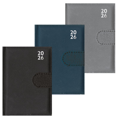 PREMIUM DAY TO PAGE POCKET 2026 DIARY WITH PEN