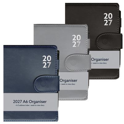 A6 WEEK TO VIEW 2027 DIARY ORGANISER