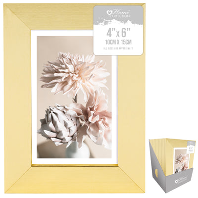 BUCKINGHAM GOLD 4" X 6" FRAME