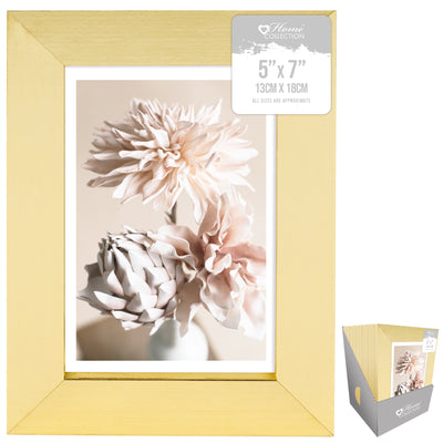 BUCKINGHAM GOLD 5" X 7" FRAME