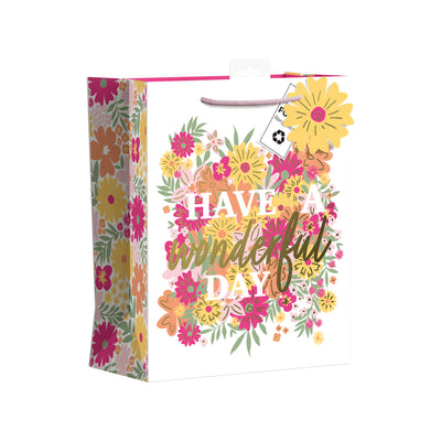 BLOOMING WONDERFUL MEDIUM GIFT BAG