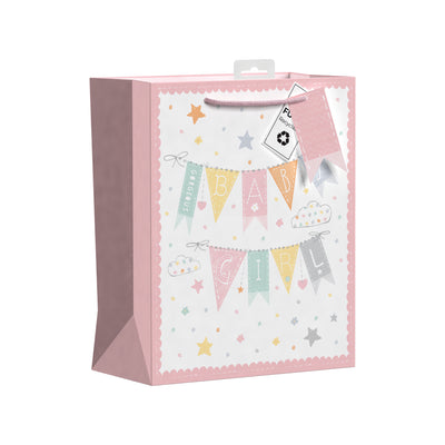 LARGE BABY GIRL GIFT BAG