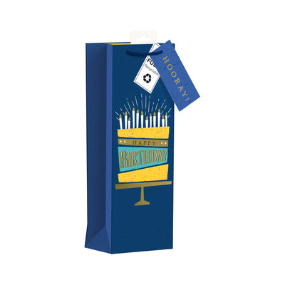 BIRTHDAY CAKE DESIGN BOTTLE BAG