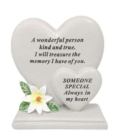 SOMEONE SPECIAL 18CM X 19CM DOUBLE HEARTS