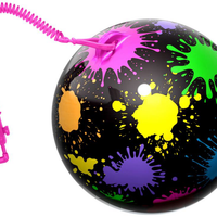 NEON SPLAT BALL WITH KEY CHAIN