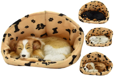 DOG IN BASKET 20CM WITH SOUND