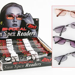 4 ASST. STRENGHTS BI-FOCAL SUNGLASSES READING GLASSES