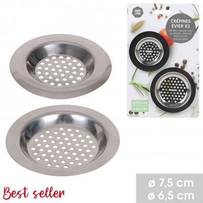 2 PACK SINK STRAINERS