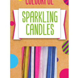 18 PACK SPARKLING CAKE CANDLES