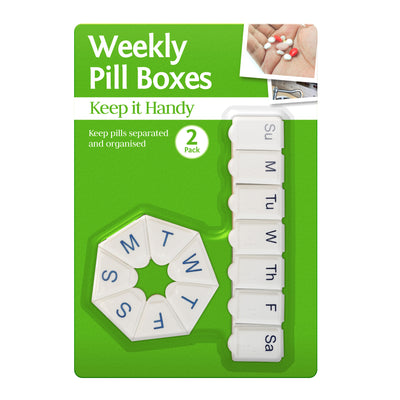 7 DAY 2 PACK PILL BOX