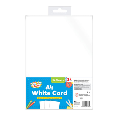 24 PACK A4 WHITE CARD