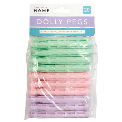 20 PACK DOLLY PEGS