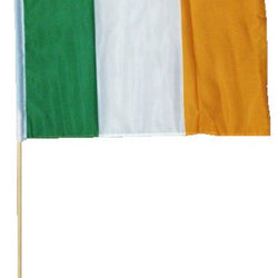 30CM X 45CM IRELAND FLAG ON WOOD STICK