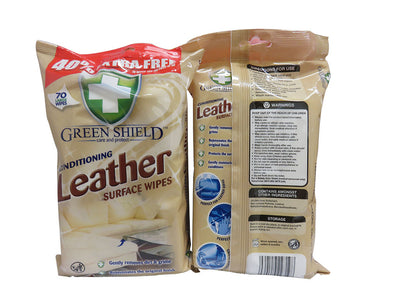 GREEN SHIELD 70 PACK LEATHER WIPES
