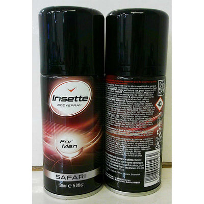 INSETTE 165ML SAFARI MENS BODY SPRAY