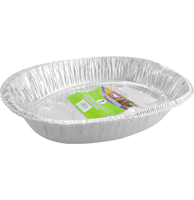LARGE FOIL OVAL ROASTING TRAY
