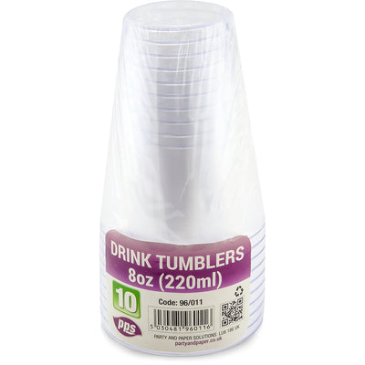 8 PACK PLASTIC JUICE GLASSES