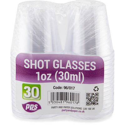 PACK OF 30 SHOT GLASSES