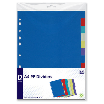 12 PACK A4 DIVIDERS