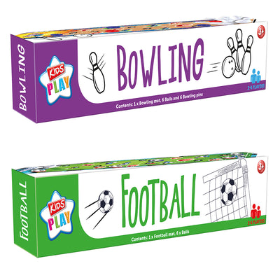 BOWLING AND FOOTBALL TABLE MAT GAME