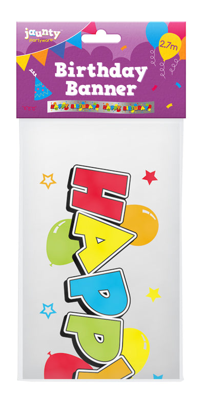 BIRTHDAY PARTY BANNER 2.7MTR