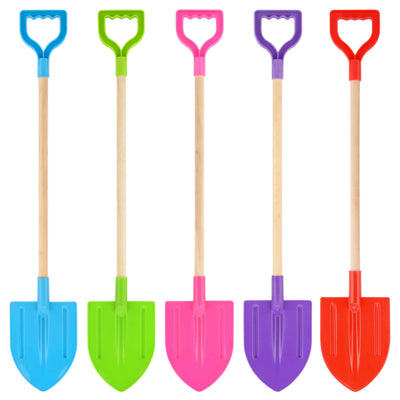 28" WOOD SHAFT SHIELD SPADE