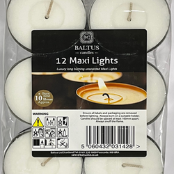 12 PACK 10 HOUR MAXI NIGHTLIGHTS