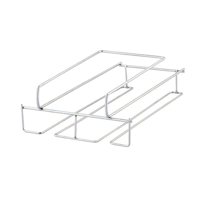 CHROME CABINET WINE GLASS HOLDER