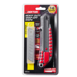 SNAP OFF KNIFE WITH 10 BLADES
