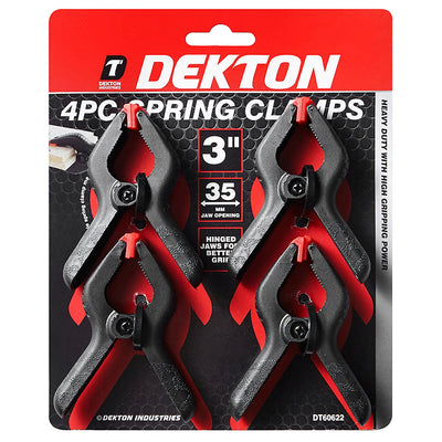 PACK OF 4  3" SPRING CLAMPS