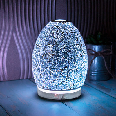 SILVER MOSAIC EGG HUMIDIFIER