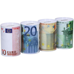 ASST. EURO DESIGN LARGE MONEY TIN