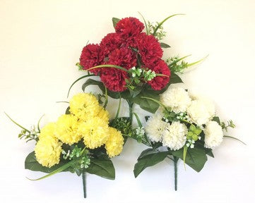 3 ASST. LARGE CARNATION BUSH