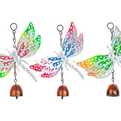 METAL DRAGONFLY WIND CHIME