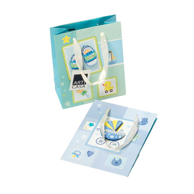 4 ASST.18CM X 23CM BABY GIFT BAG