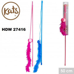 50CM ASST. CAT TEASER TOY