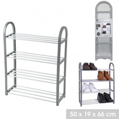 METAL 4 TIER SHOE RACK