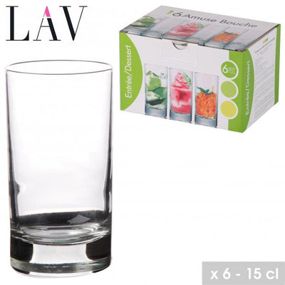6 PACK 16CL APPETIZER GLASS