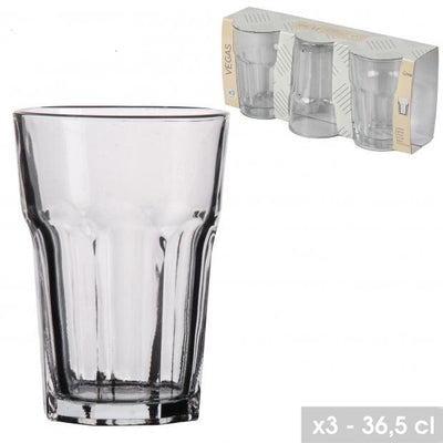 Copy of 3 PACK 35.5CL VEGAS GLASSES