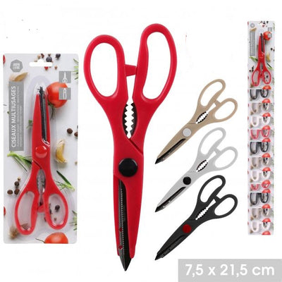 ASST. COLOURS STAINLESS STEEL SCISSORS