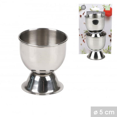 PACK OF 2 STAINLESS STEEL EGG CUPS