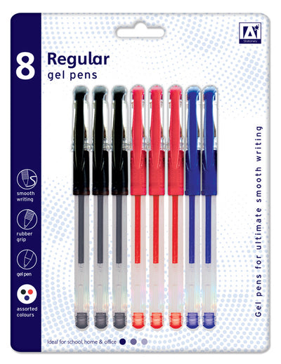 PACK OF 10   ASST .COLOURS GEL PENS