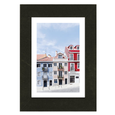 4" X 6" BLACK WOOD FRAME