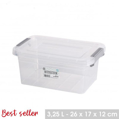 3.25LTR SMART BOX WITH CLIP LID