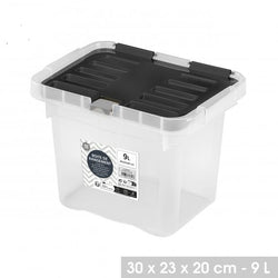 9LTR PLASTIC STORAGE BOX WITH LID