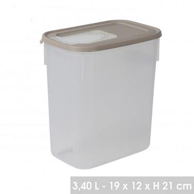 PLASTIC FOOD 3400ML STORAGE BOX