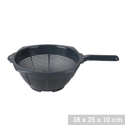 BLUE 25CM PLASTIC COLANDER