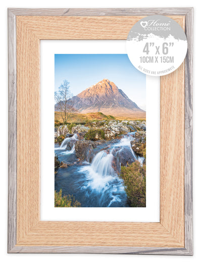 RETRO TWO TONE 4" X 6"  FRAME