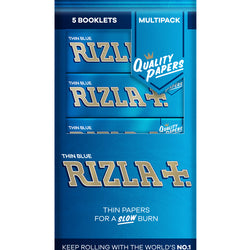 5 PACK HANGING BLUE RIZLA PAPERS