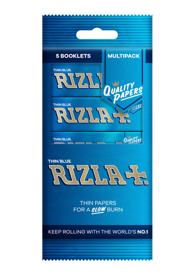 5 PACK HANGING BLUE RIZLA PAPERS